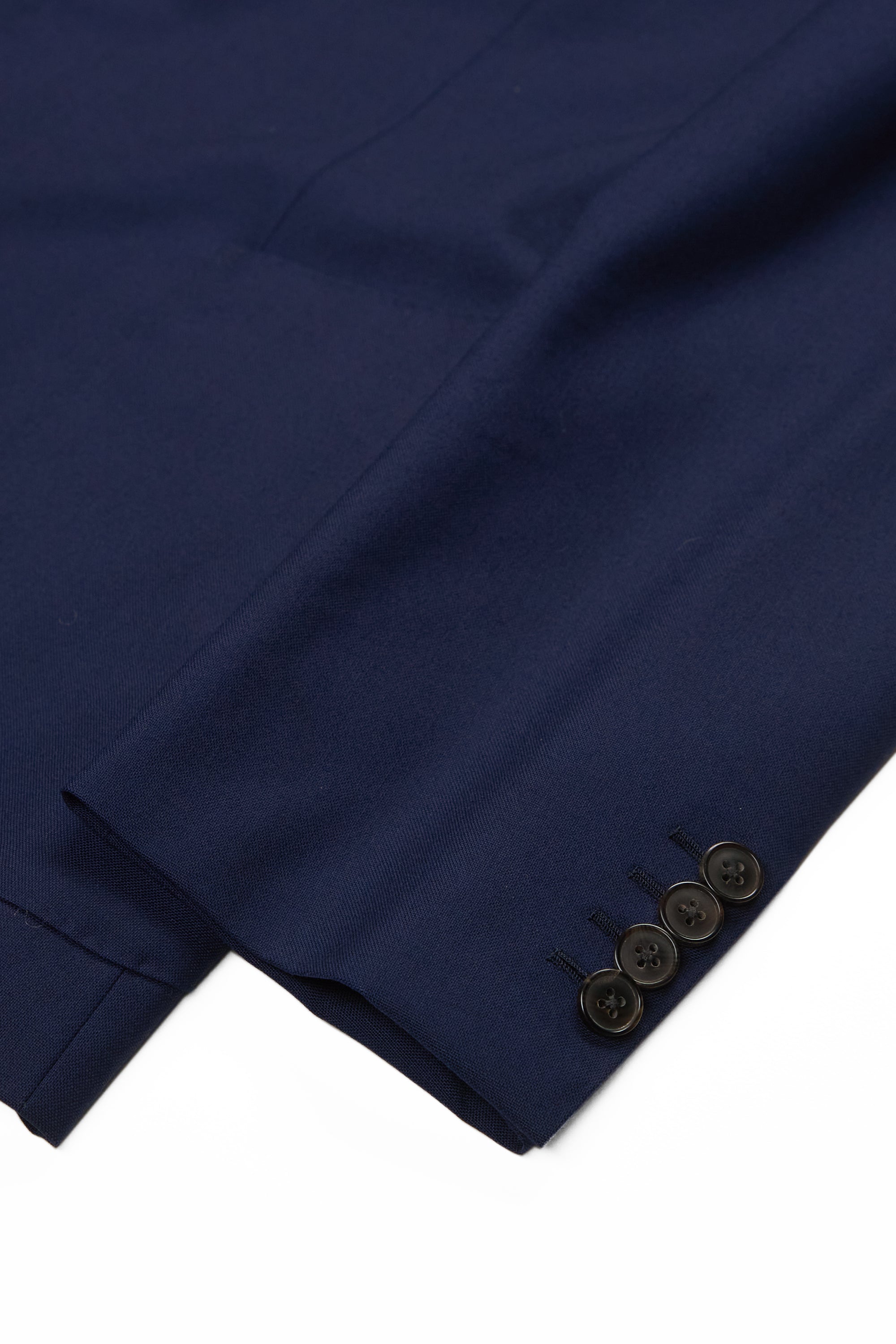 WW Chan Navy Wool Sport Coat Bespoke