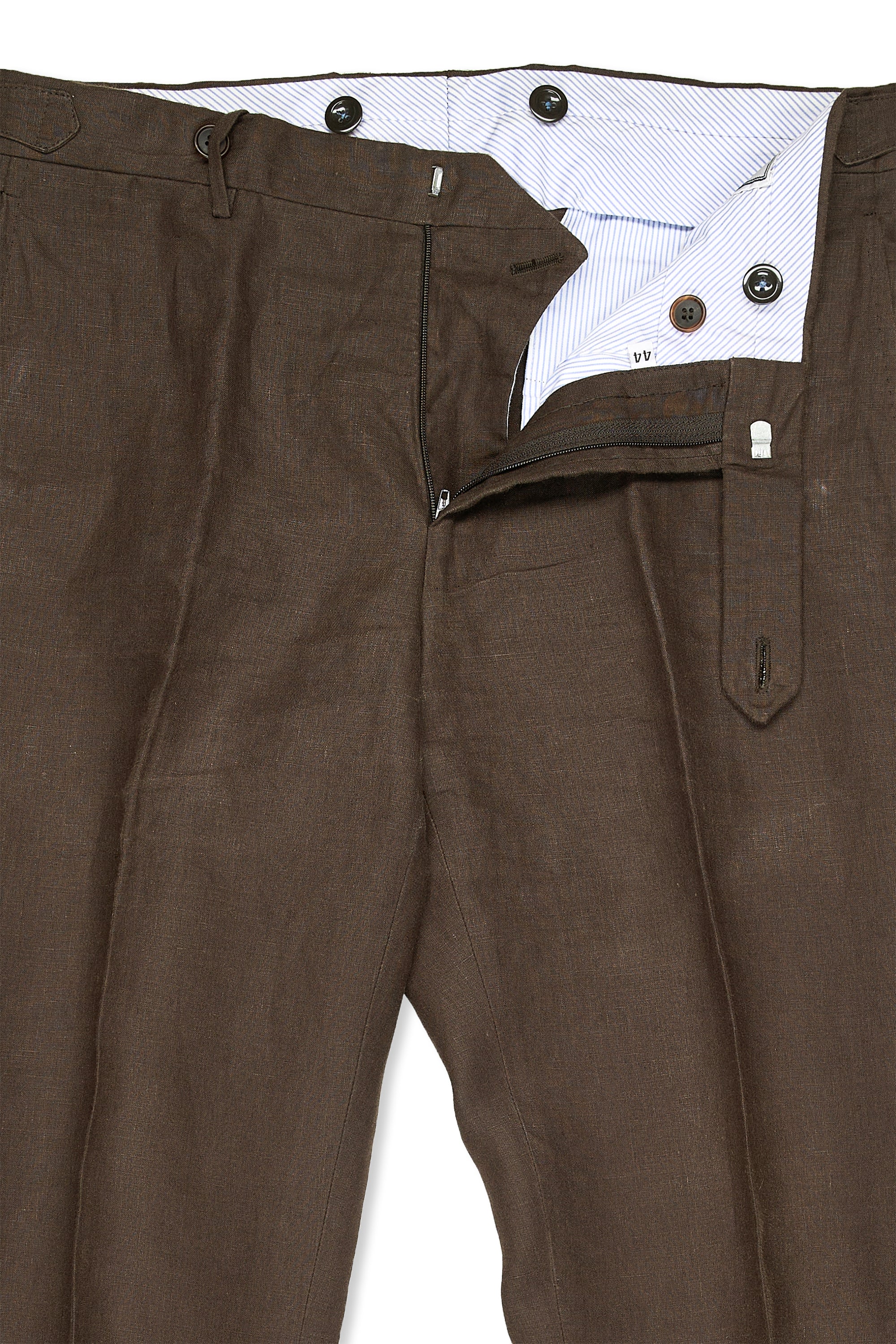 Rota Brown Linen Trousers