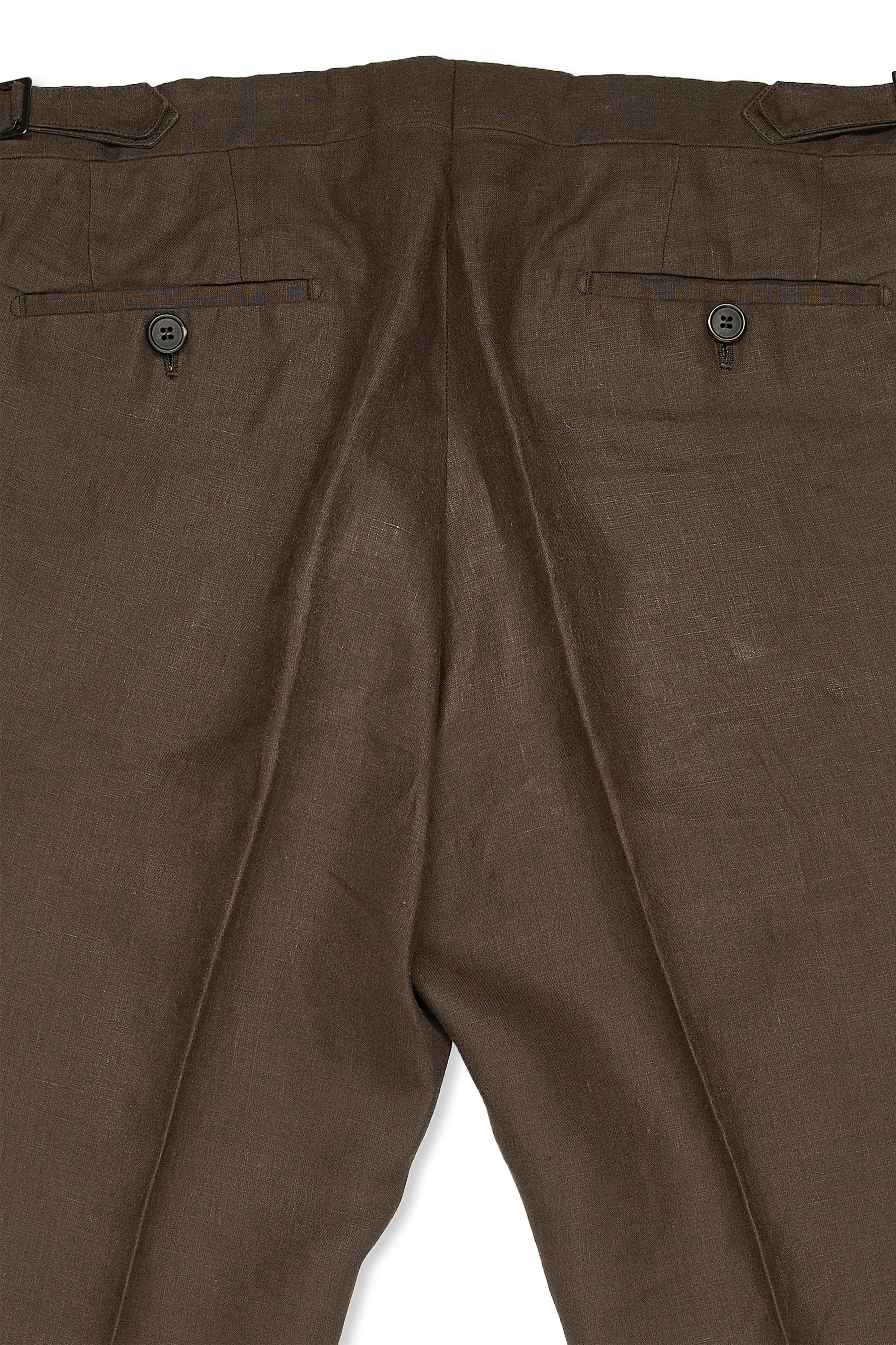 Rota Brown Linen Trousers