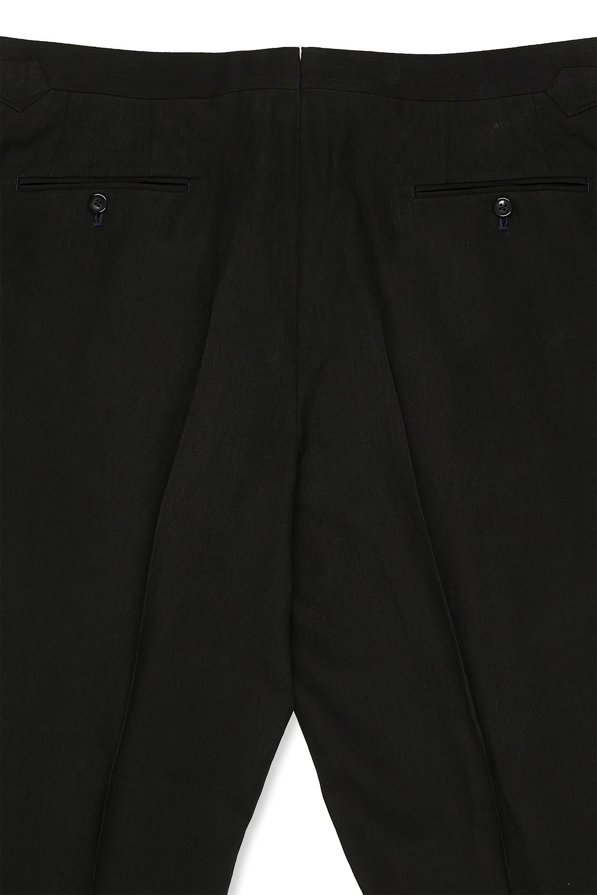 The Armoury by Ring Jacket Model 12 Black Linen Suit