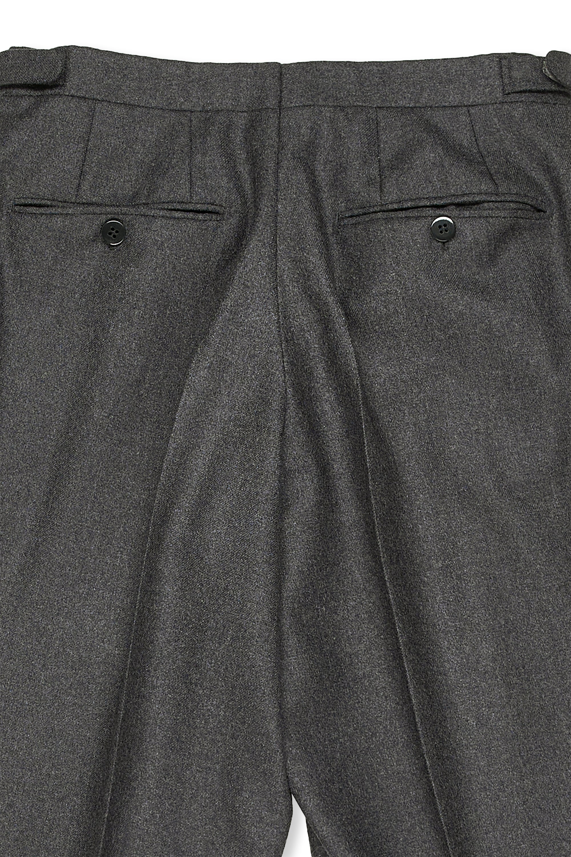 Liverano & Liverano Grey Flannel Wool 3 Piece Suit Bespoke