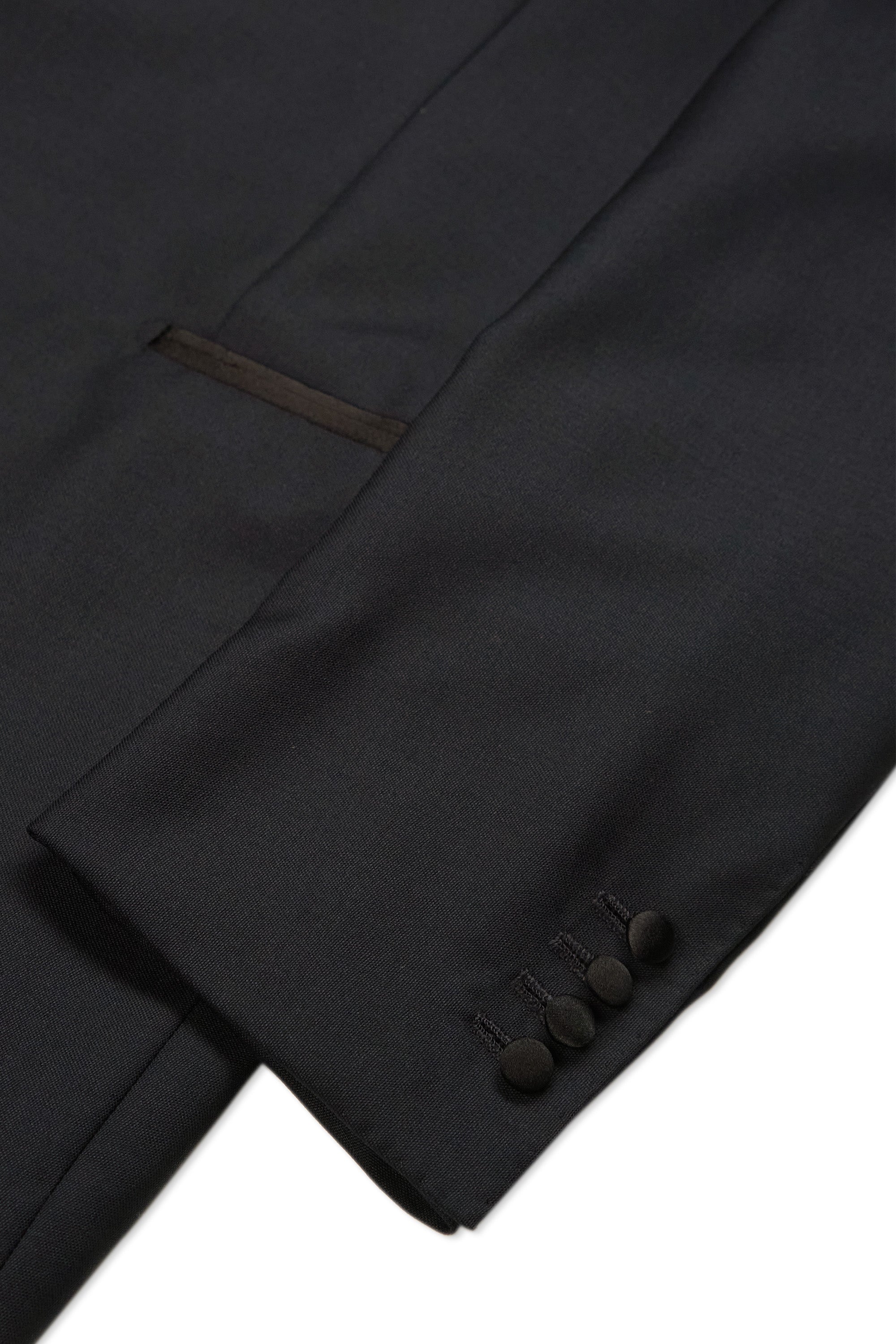 Orazio Luciano Black Wool/Mohair Tuxedo