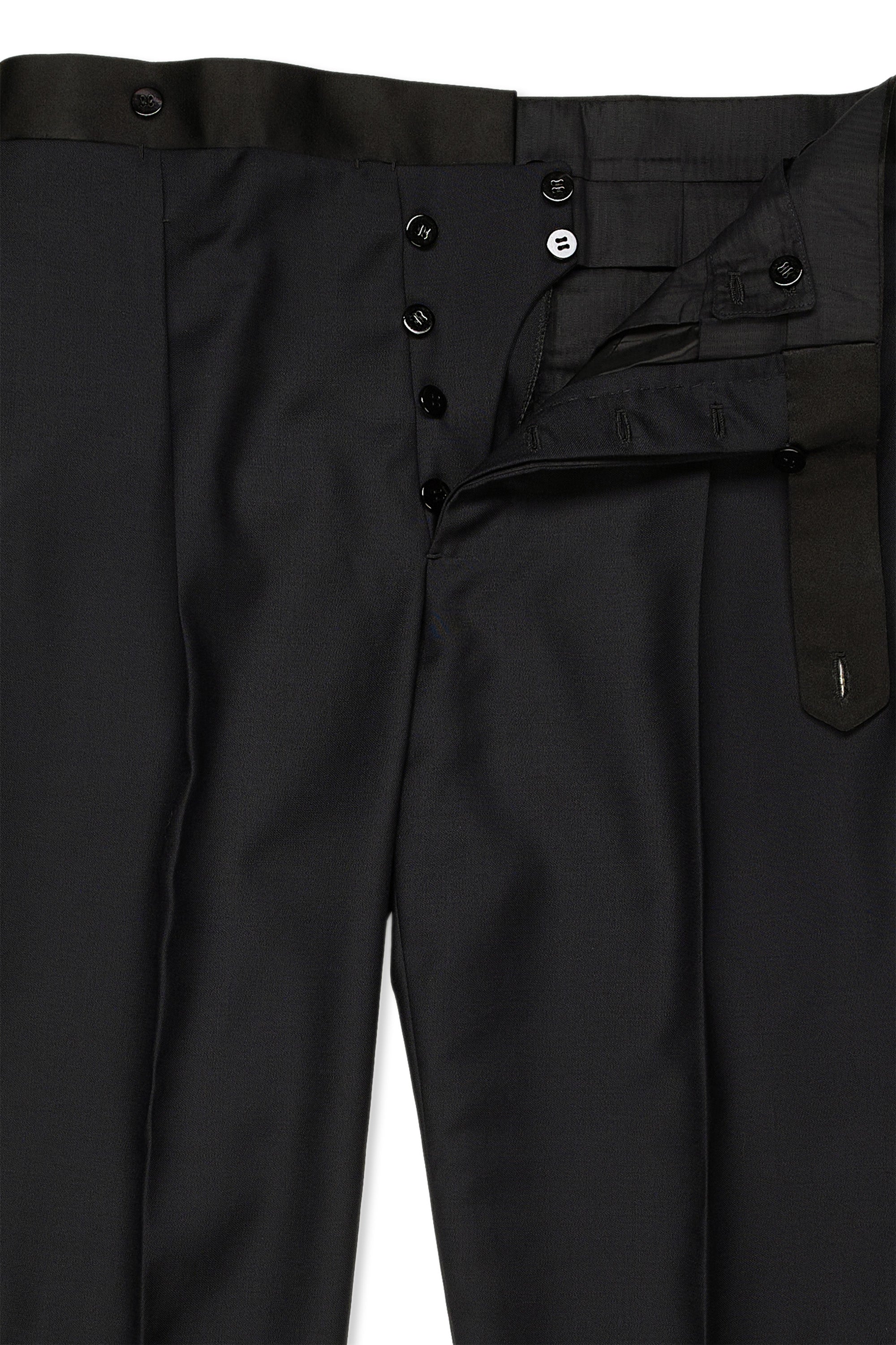 Orazio Luciano Black Wool/Mohair Tuxedo