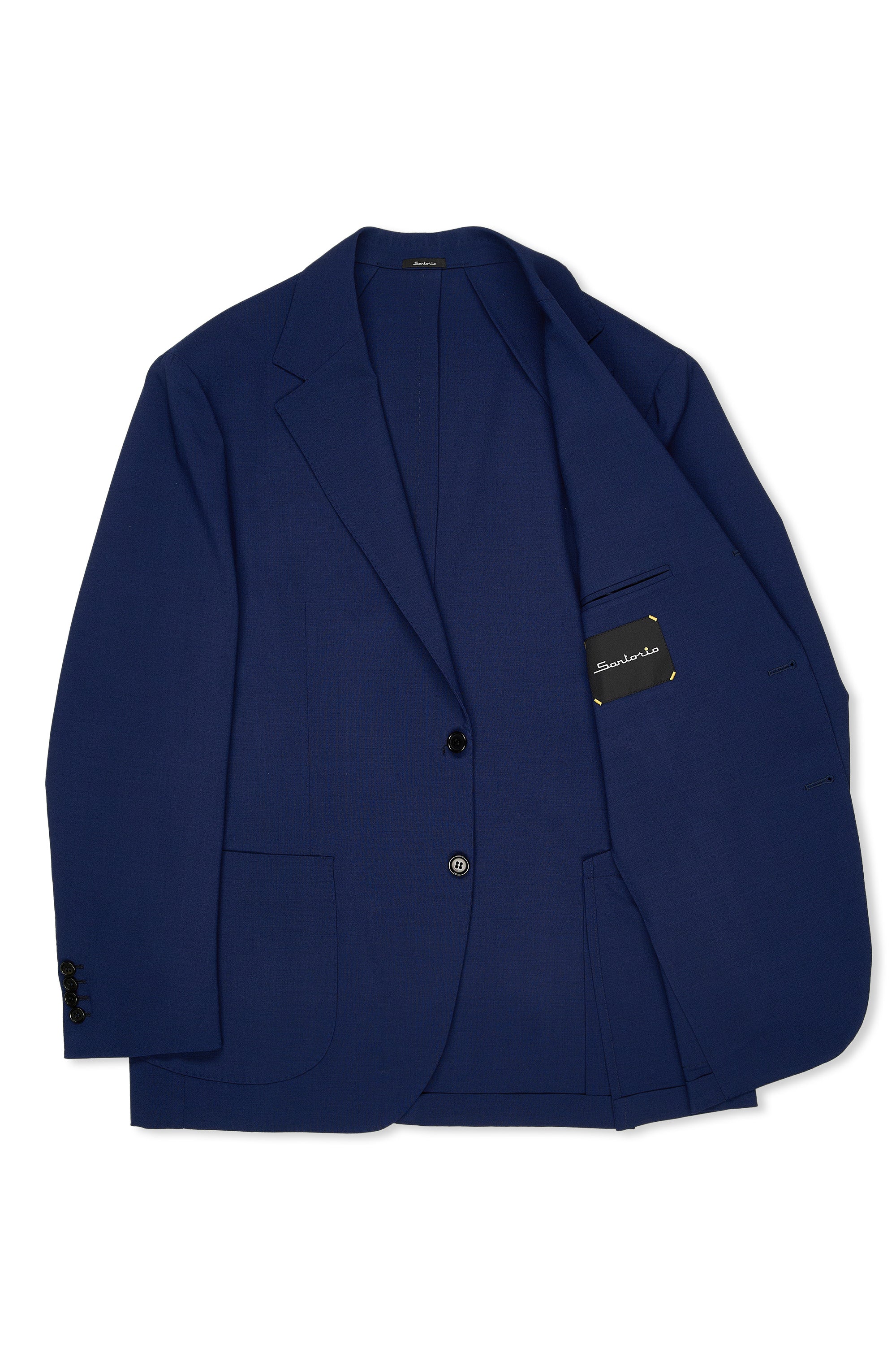 Sartorio Napoli Blue Wool Suit