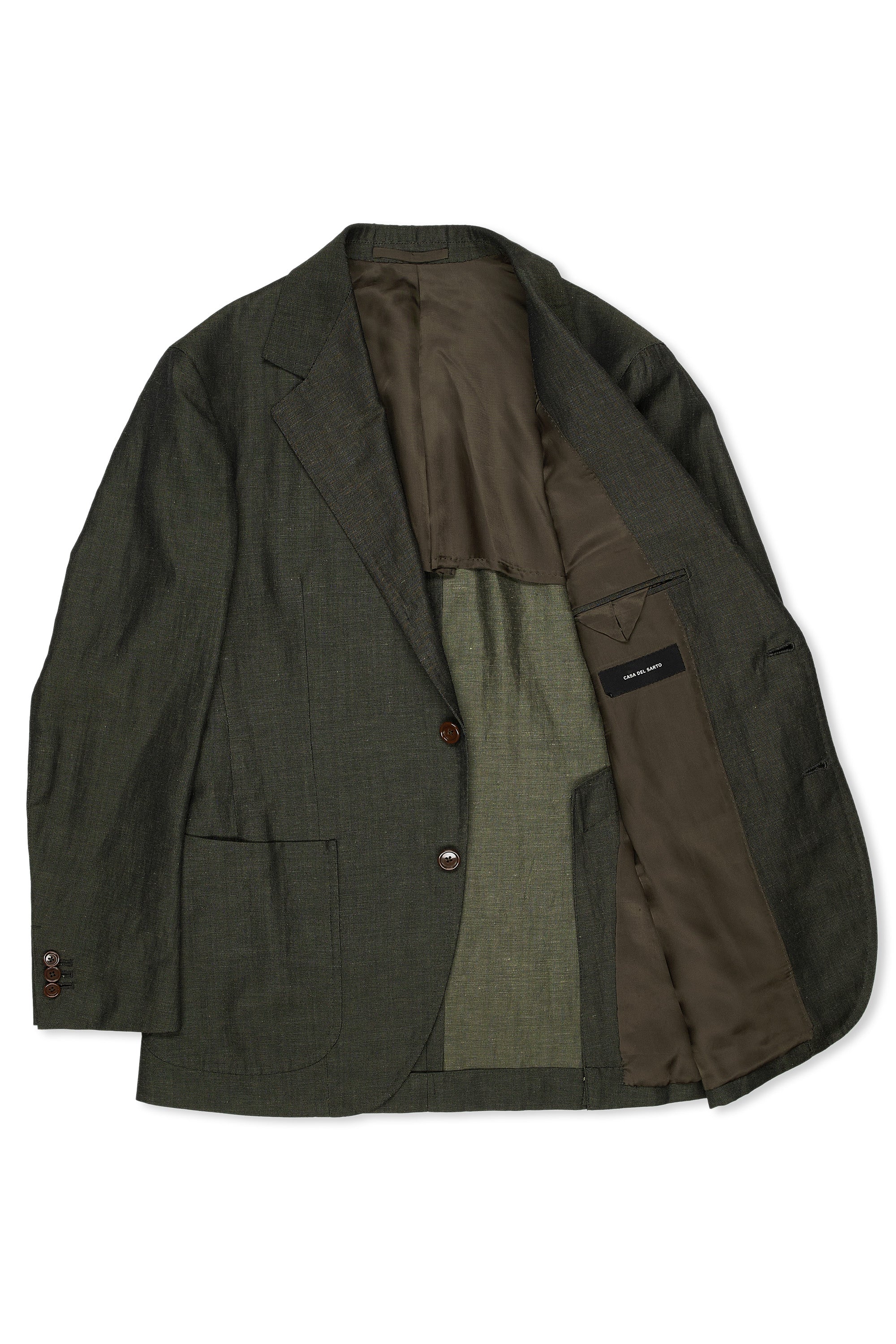 Casa Del Sarto Green Wool Suit