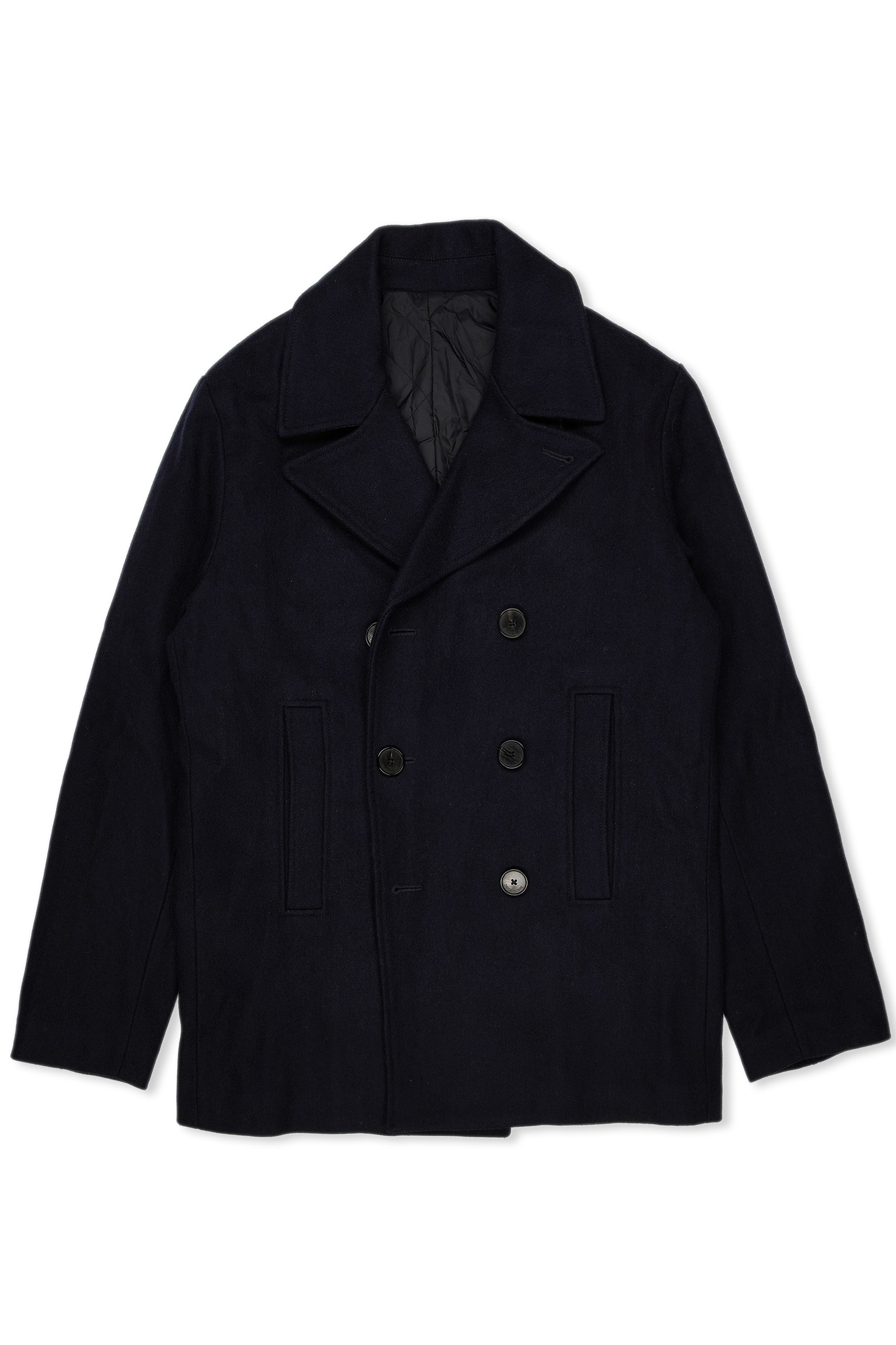 Zadig & Voltaire Navy Wool Pea Coat