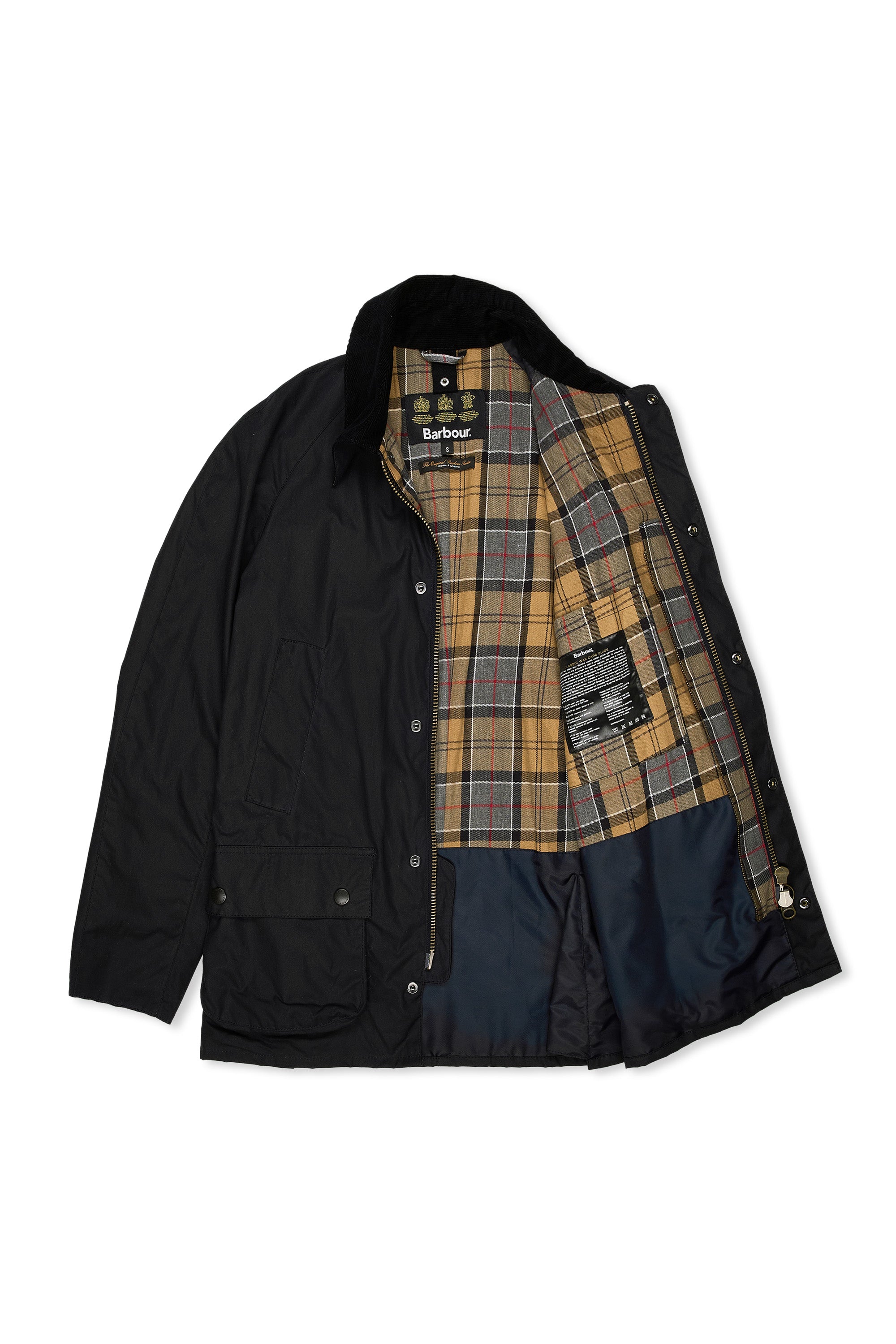 Barbour Black SL Bedale Waxed Cotton Jacket