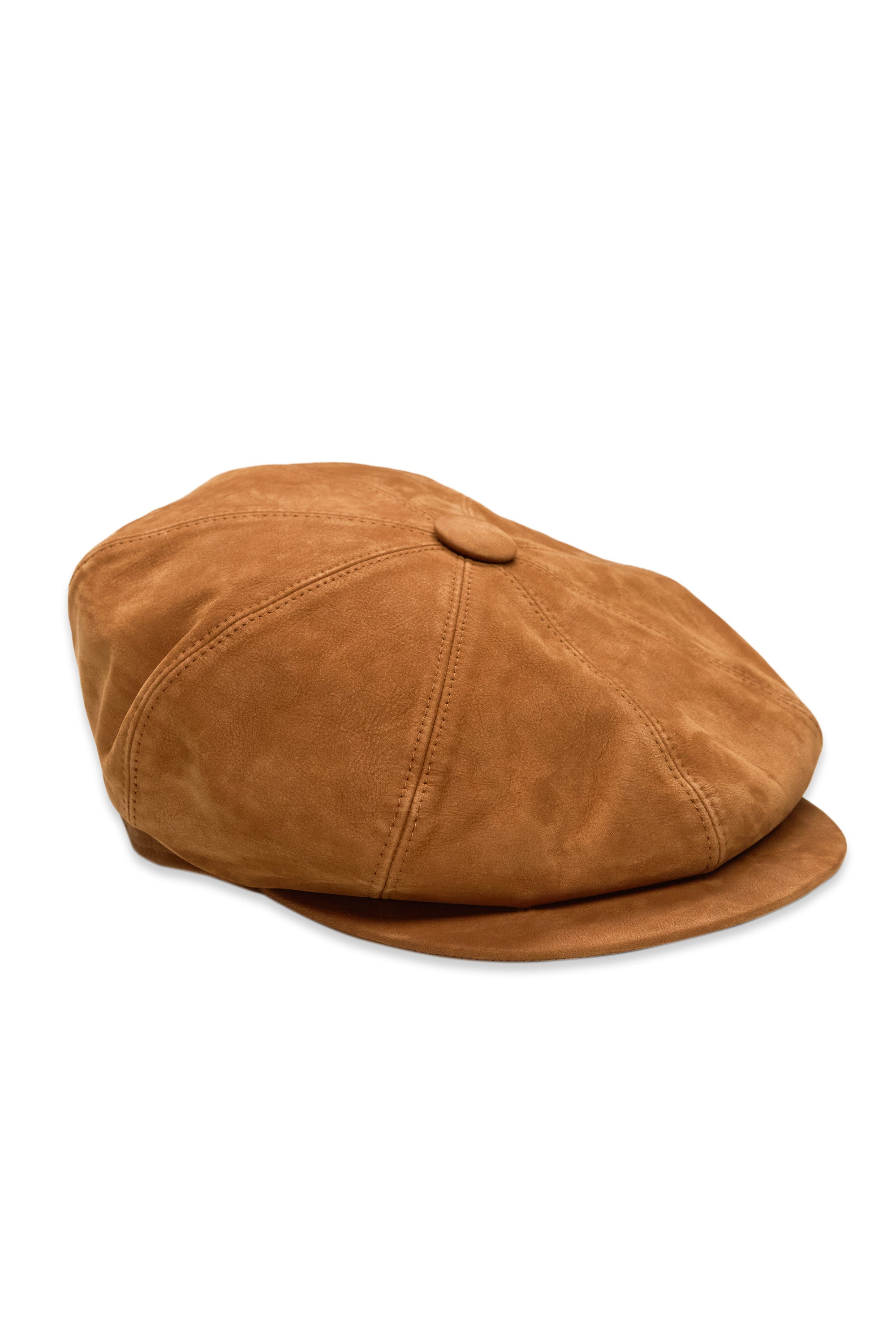 Thomas Farthing Caramel Brown Nappa Leather Cap