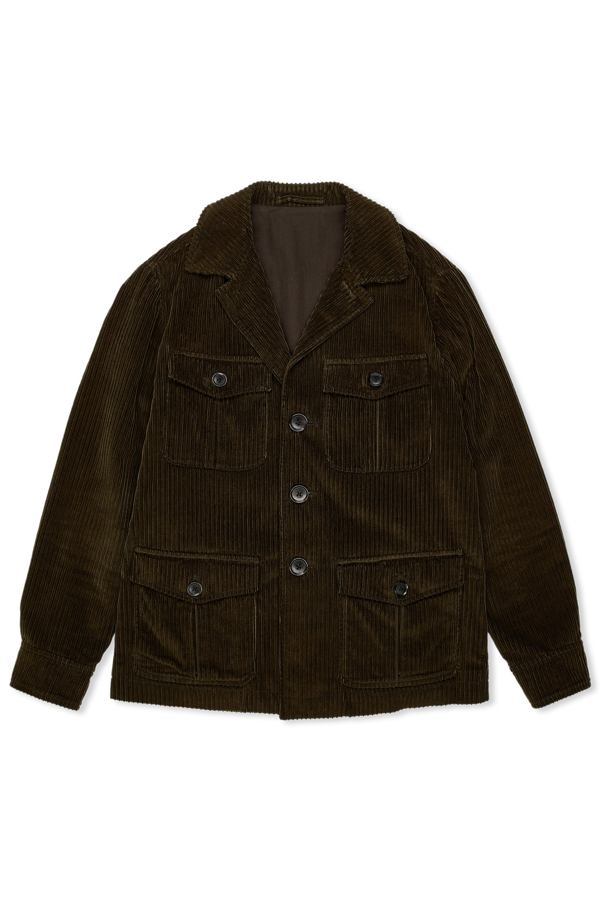 Caruso Olive Corduroy Cotton Kruger Jacket