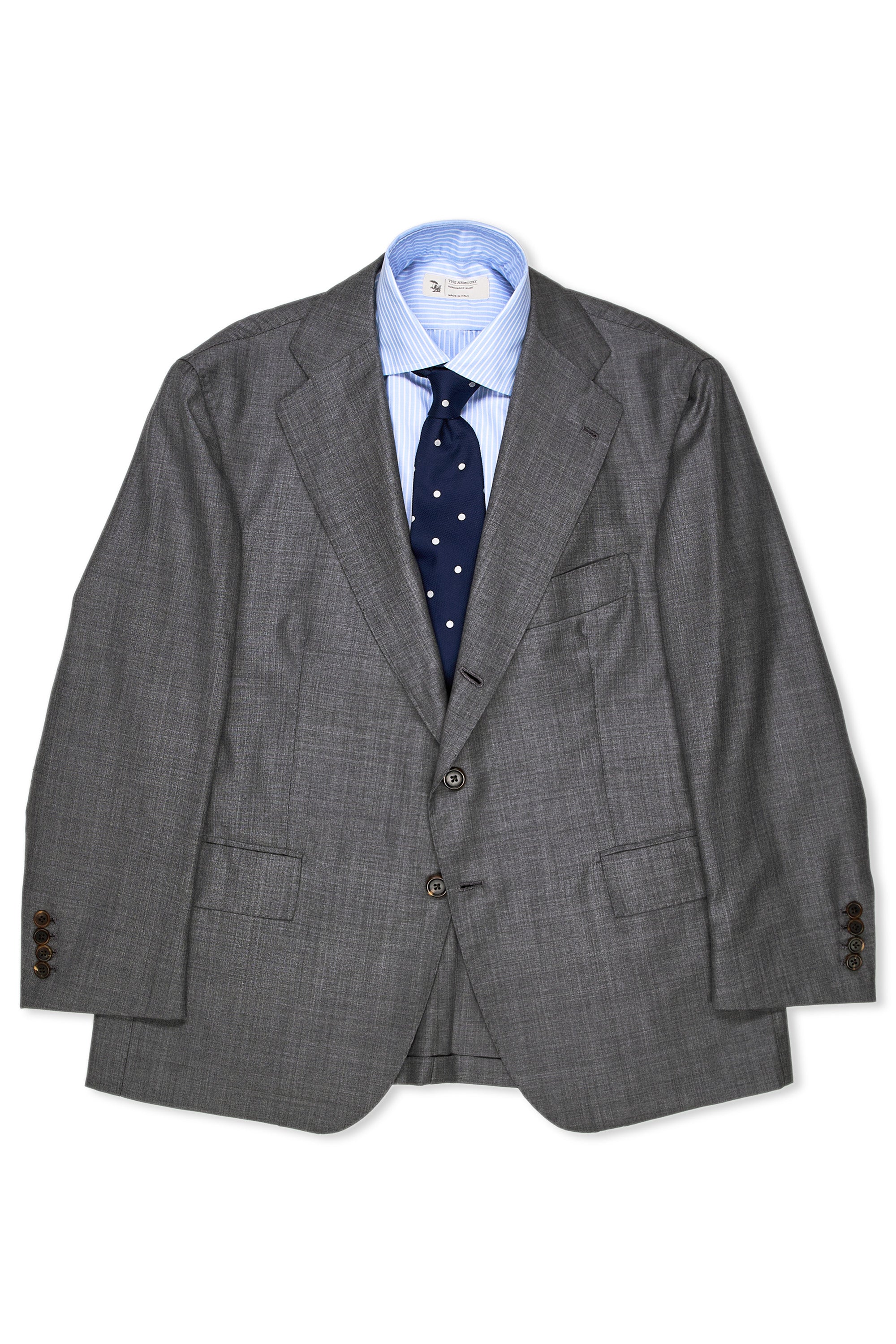 Orazio Luciano Grey Wool Sport Coat