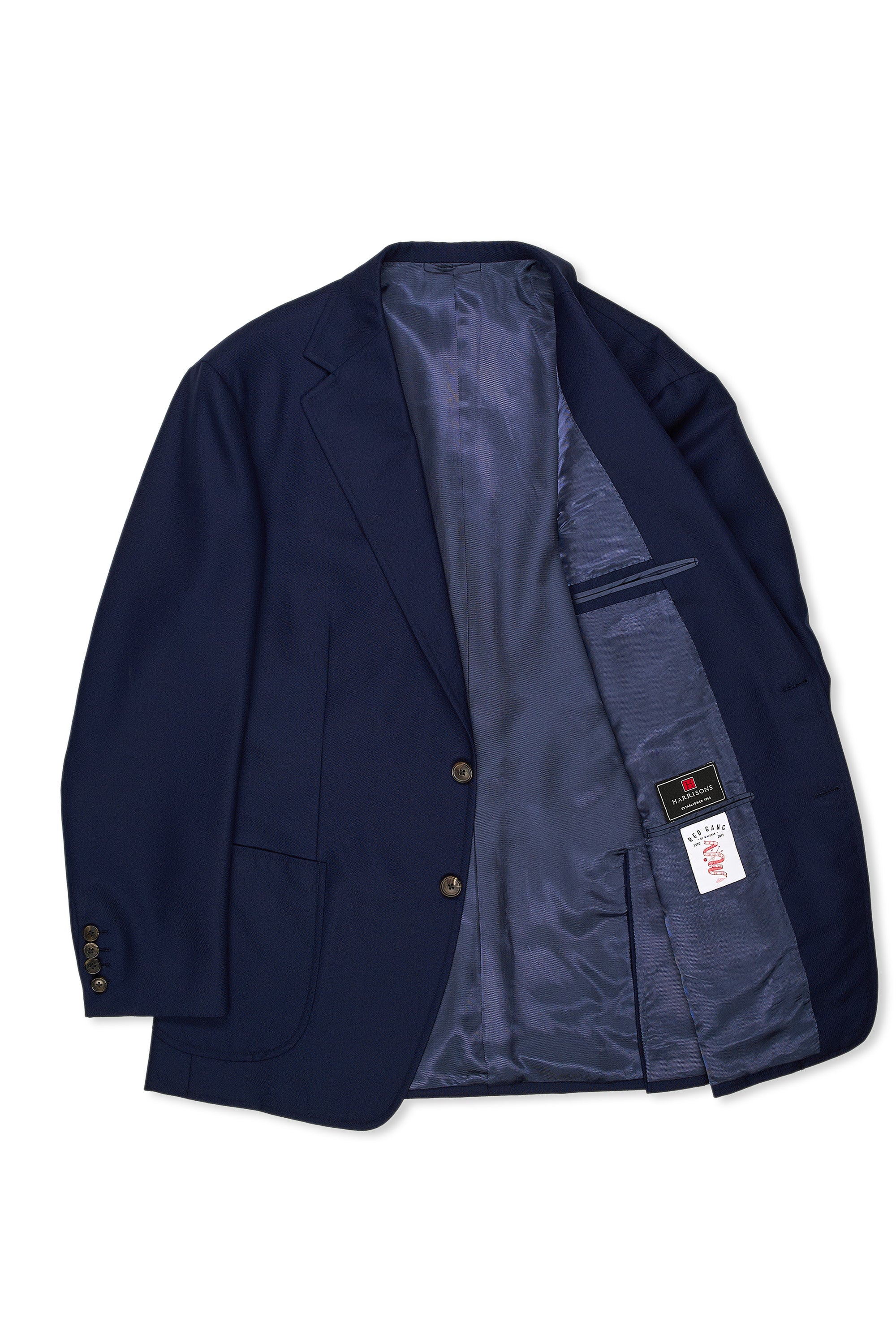 WW Chan Navy Wool Sport Coat