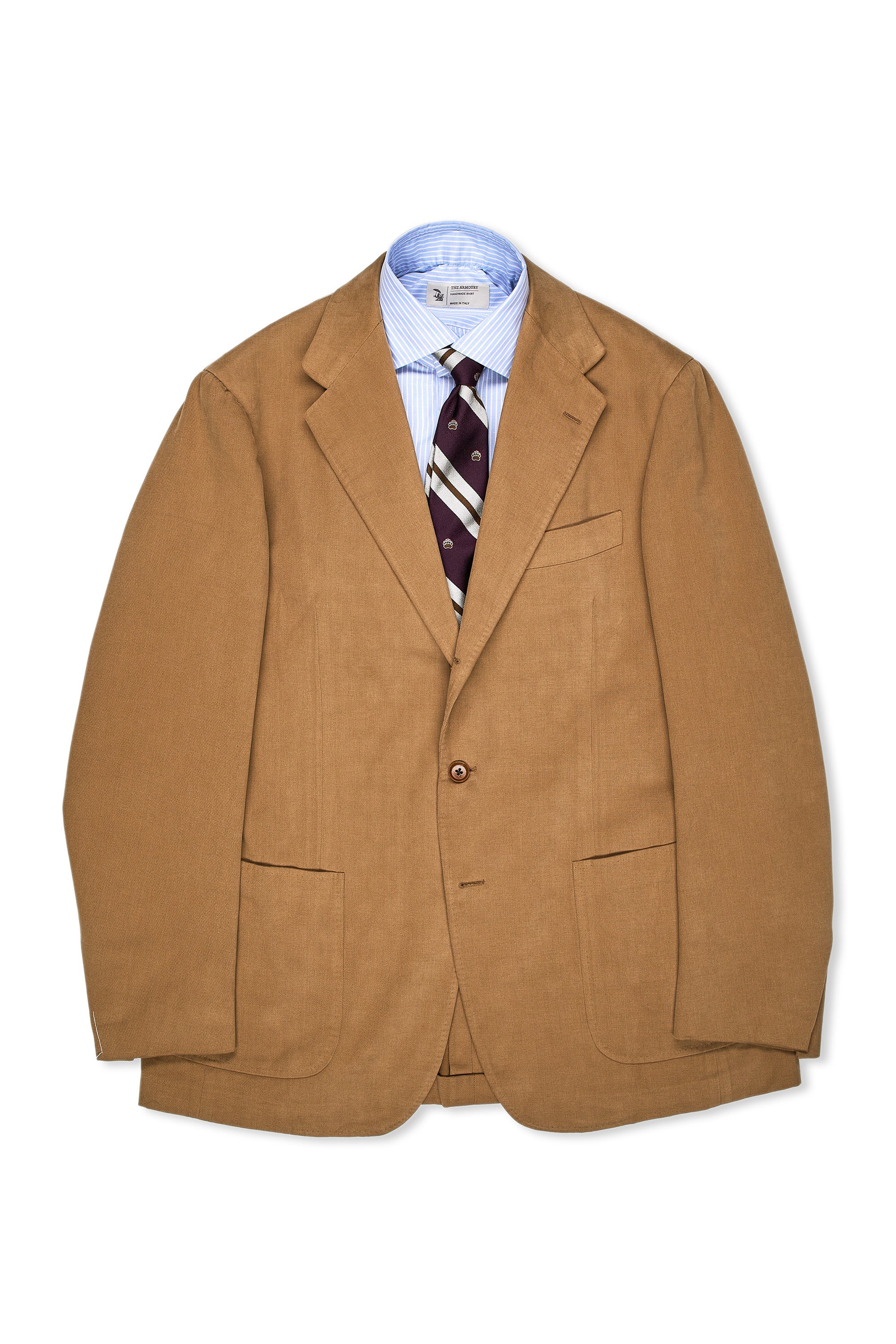 The Armoury Model 3 Khaki Brushed Cotton Sport Coat