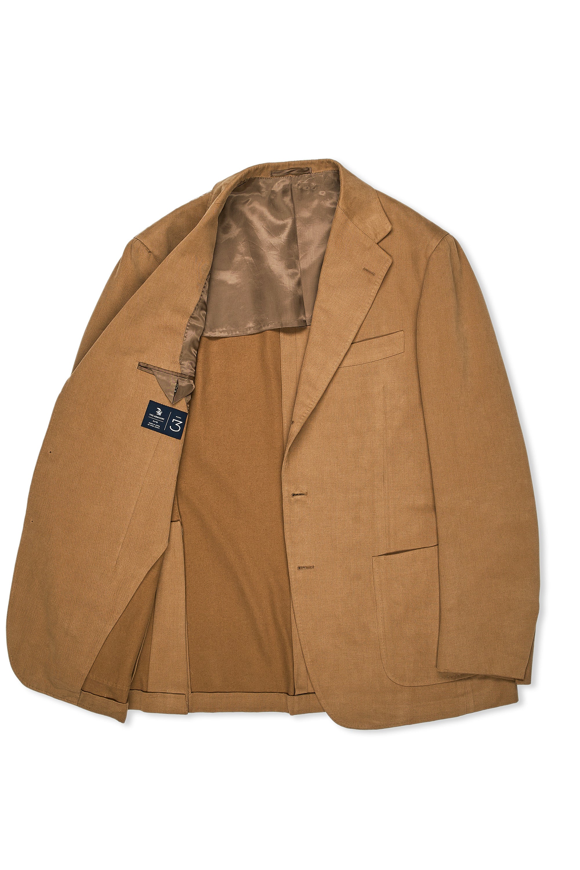 The Armoury Model 3 Khaki Brushed Cotton Sport Coat