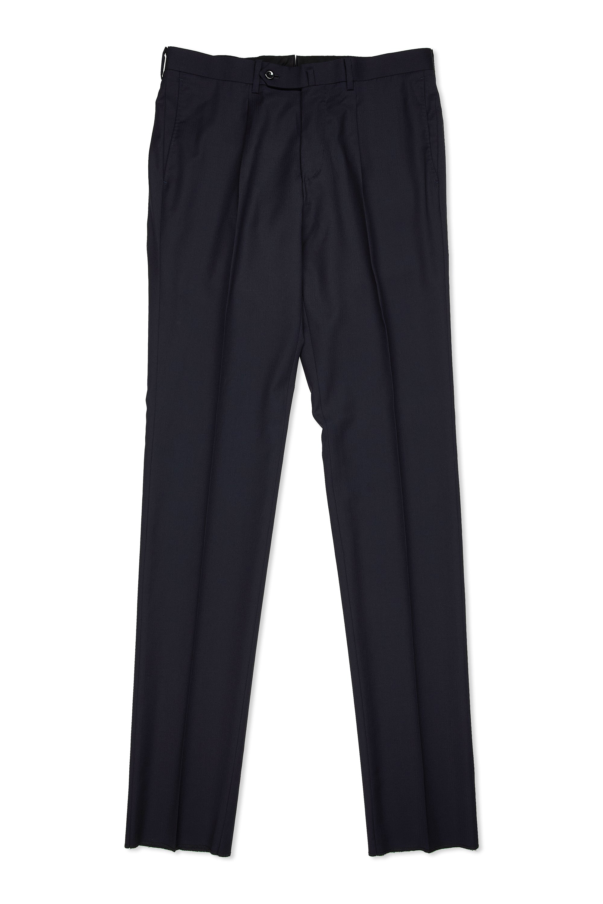 Ring Jacket 184OL Navy Herringbone Wool Suit