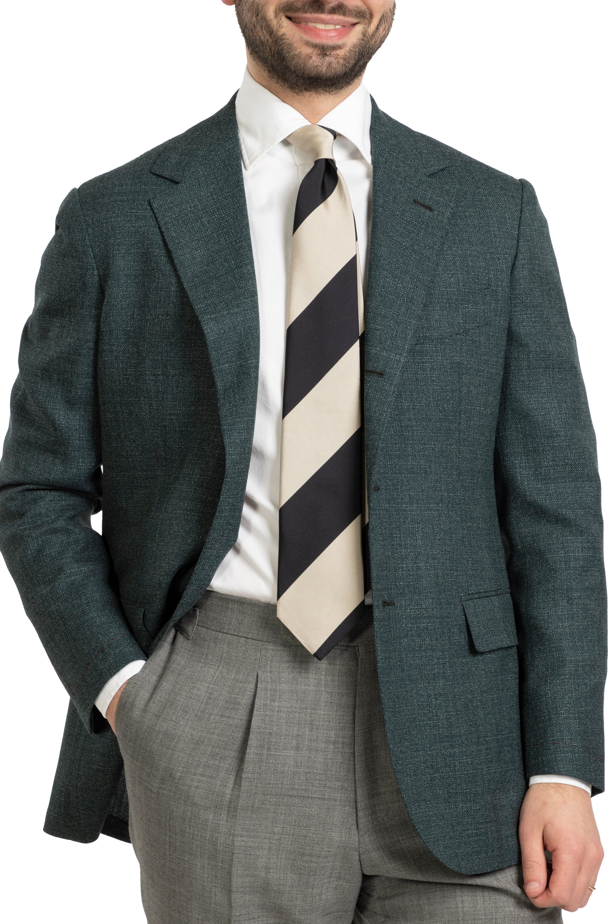 The Armoury Model 103 Green Melange Wool Sport Coat
