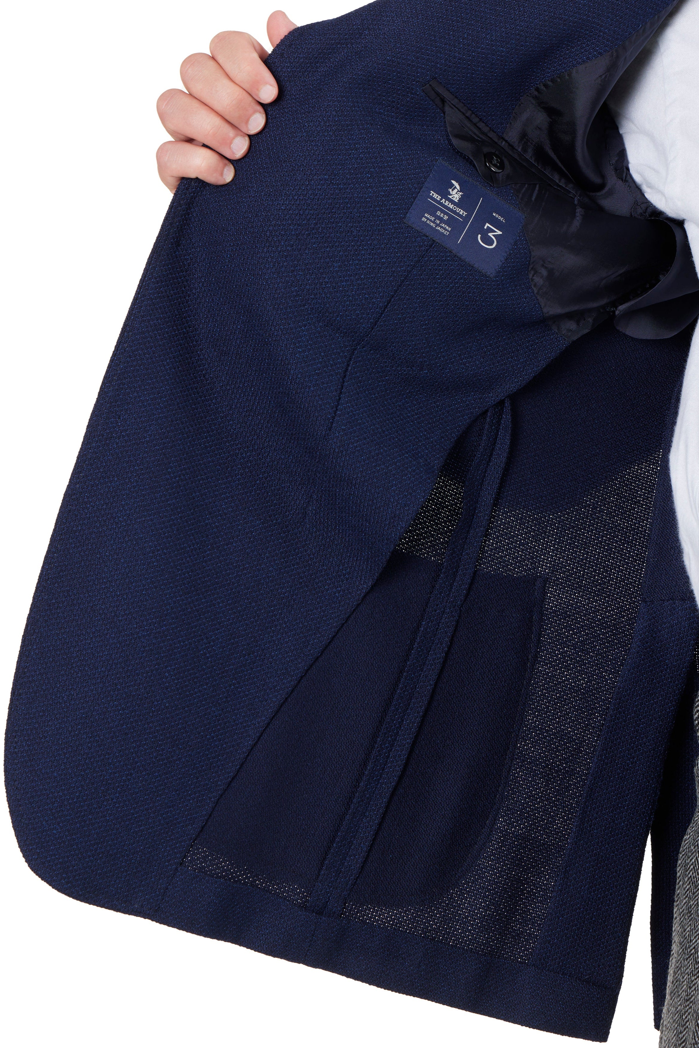The Armoury Model 3 Heritage Blue RE053F24X Zegna Wool Sport Coat