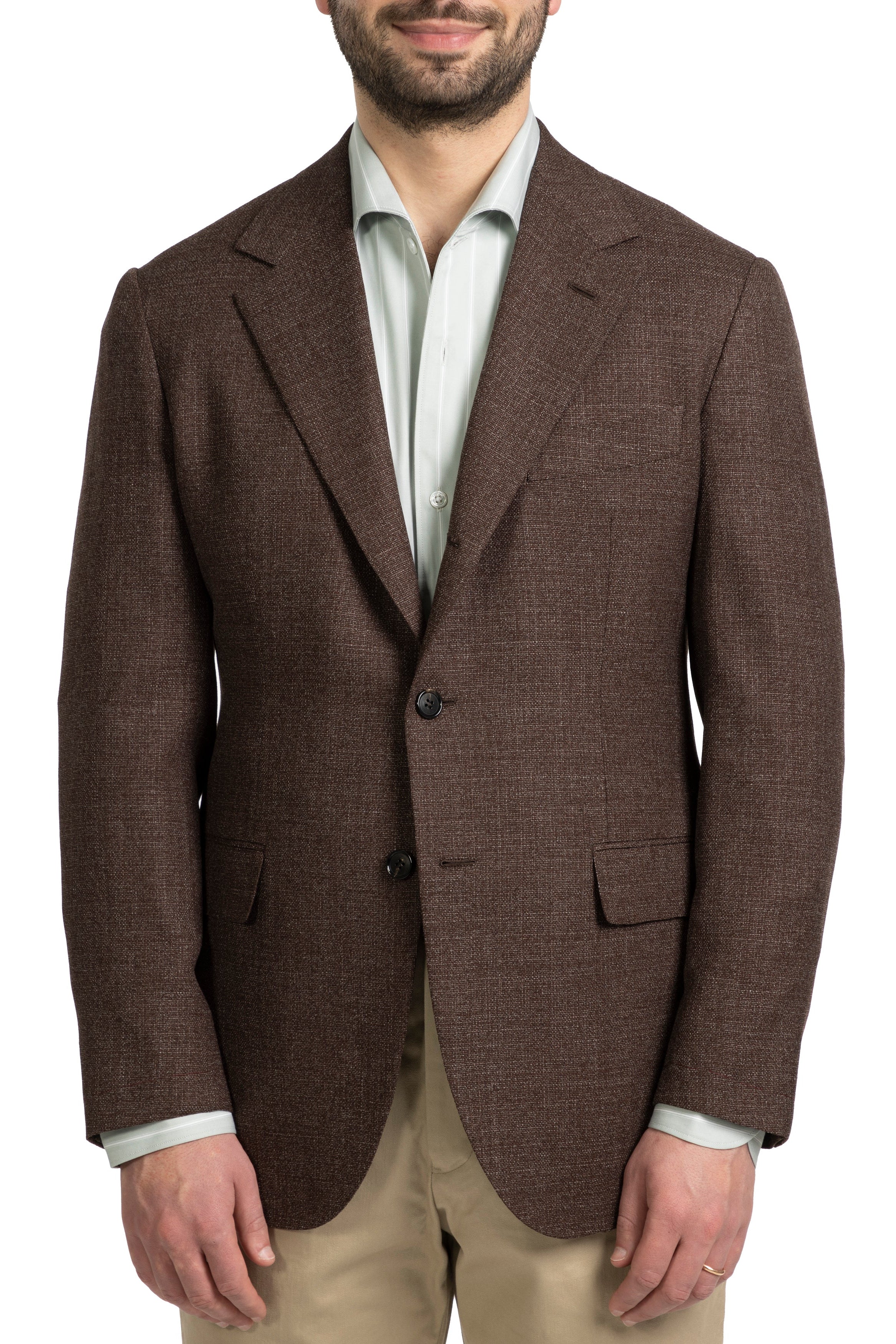 The Armoury Model 103 Brown Melange Wool Sport Coat