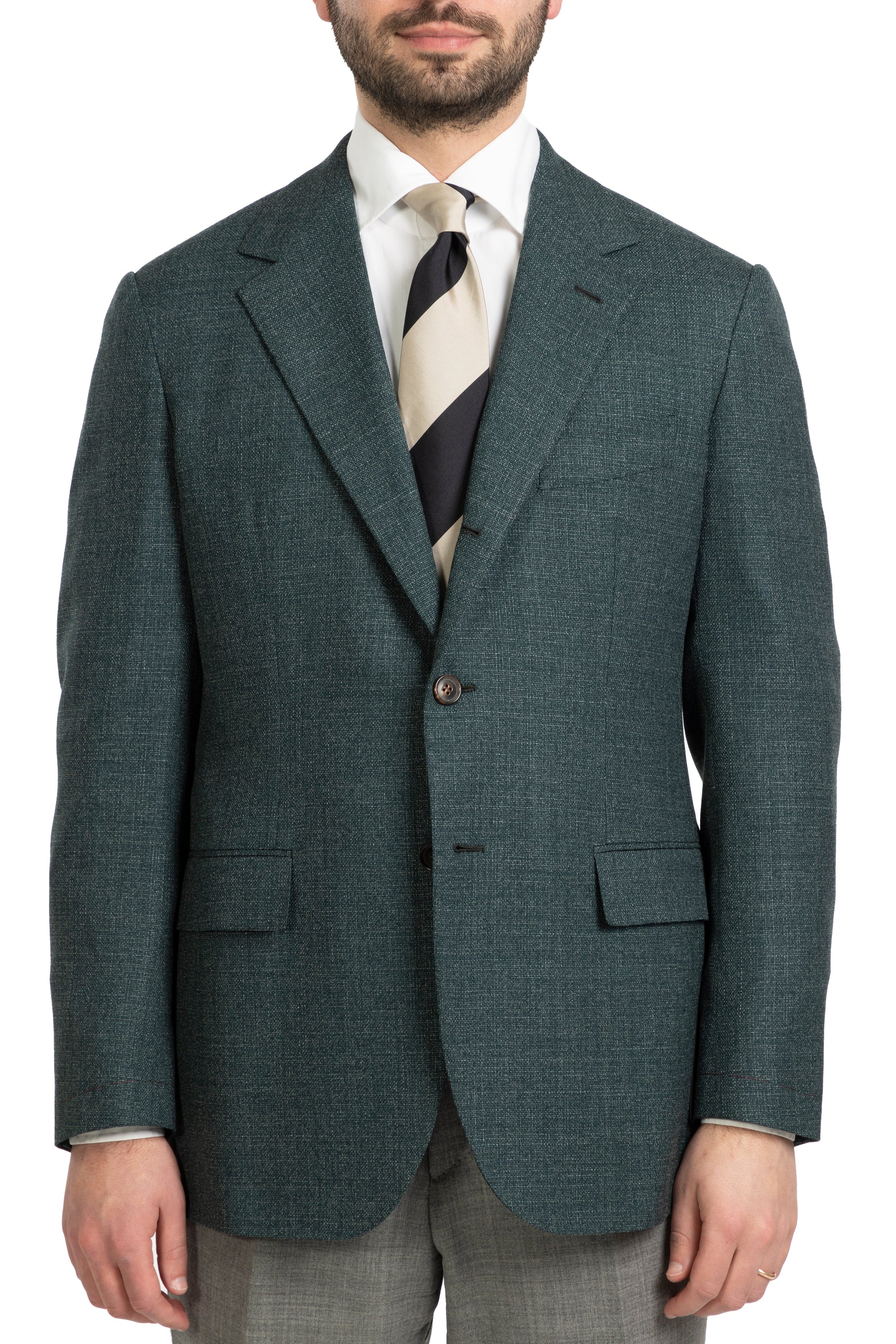 The Armoury Model 103 Green Melange Wool Sport Coat