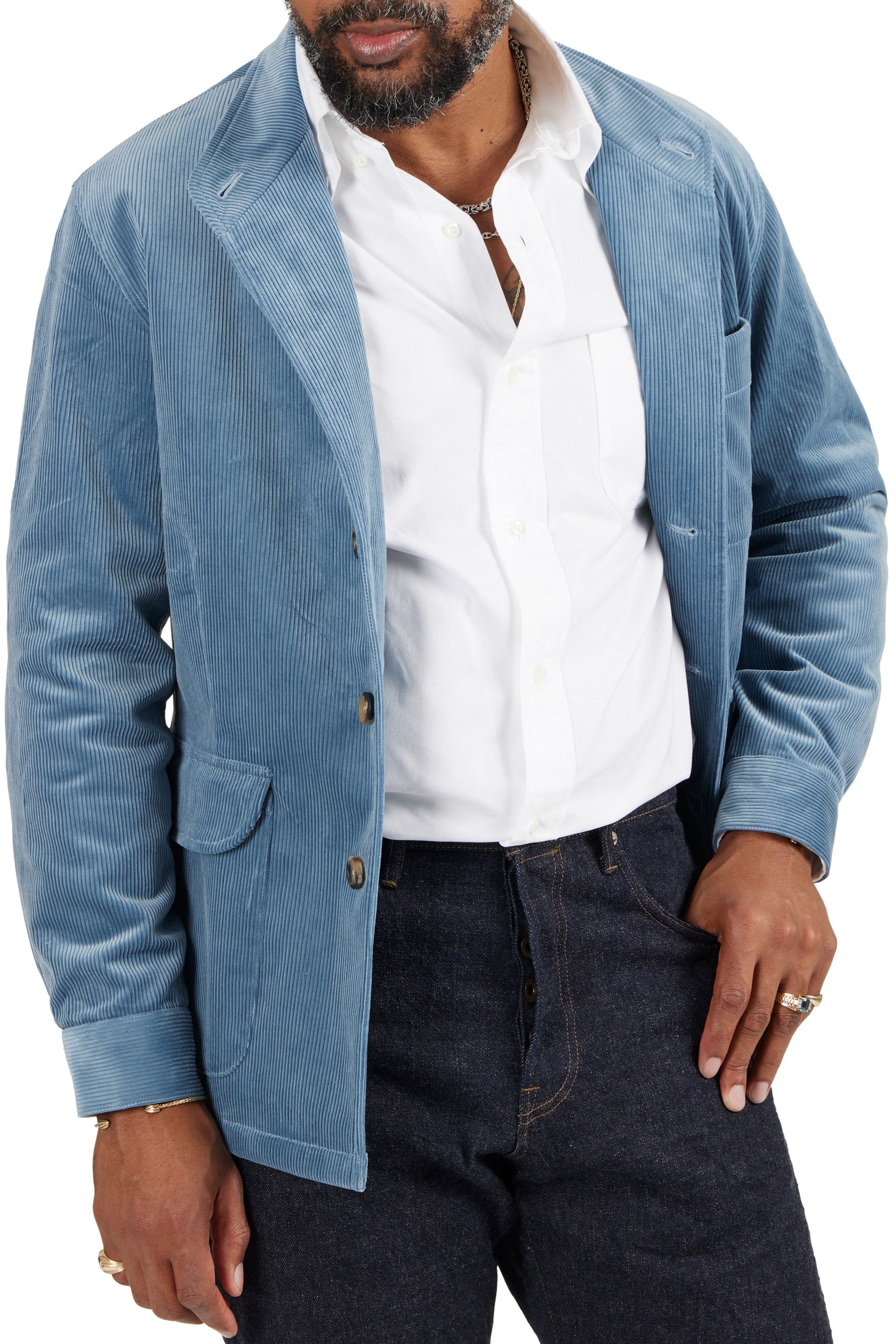 The Armoury x Slowboy Cornflower Corduroy City Hunter Jacket