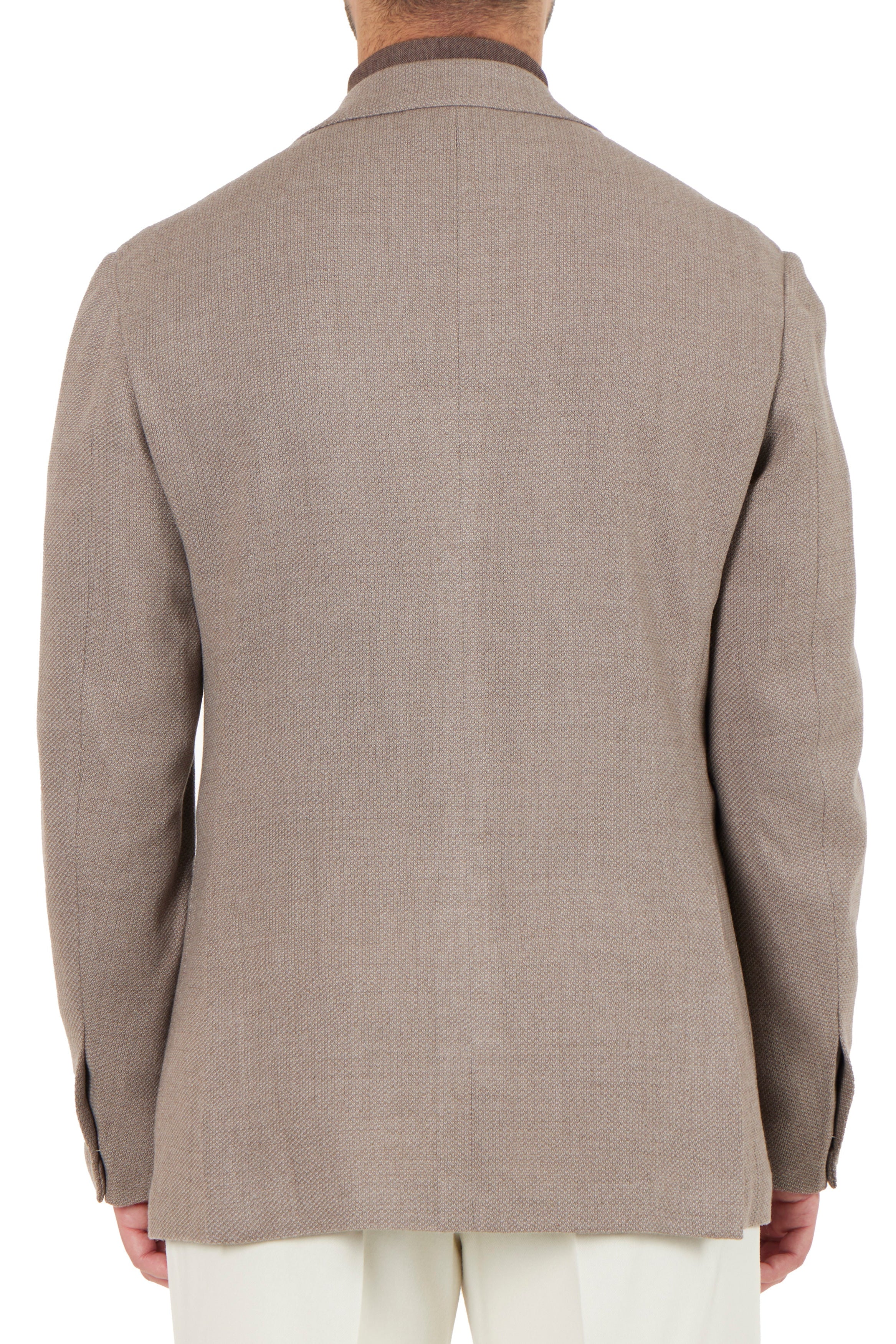 The Armoury Model 3 Taupe RE053F24F Zegna Wool Sport Coat